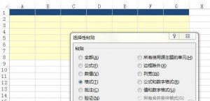 Windows 10专业版下Excel选择性粘贴如何使用?
