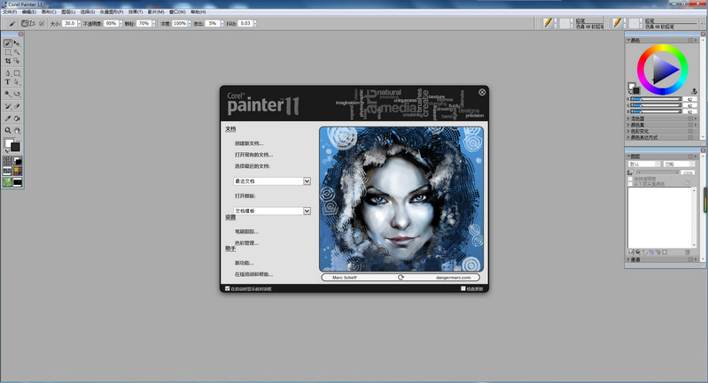 Corel painter 11官方绿色纯净版