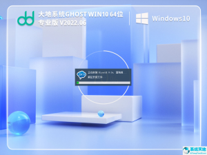 大地系统 Ghost Windows 10 64位 最新专业版 V2022.06