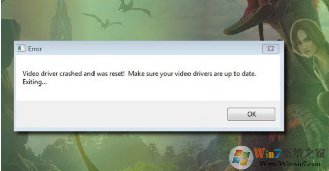 Windows 10玩存活进化游戏出现“视频驱动程序崩溃并被重置”错误怎么样修复